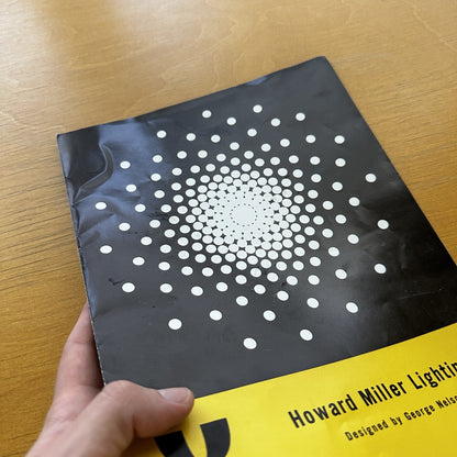 George Nelson Howard Miller Lighting Advertisement Print 1950s 50s Bubble Ad