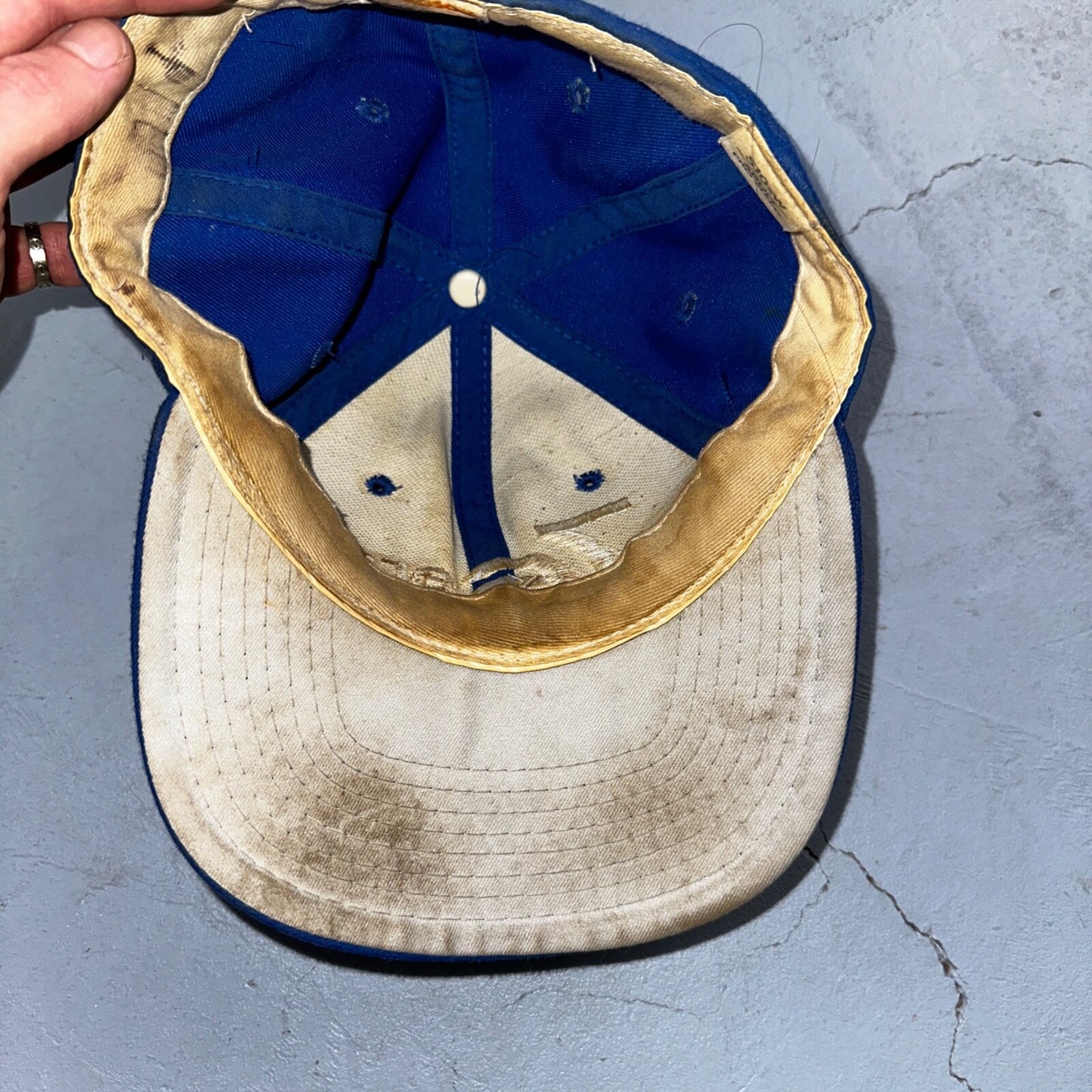 VTG 80s Richardson Player Philadelphia 76ers Script Snapback Hat Rare Cap