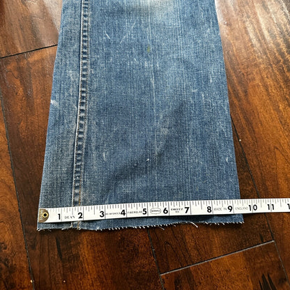 VTG Sears Put On 70s Pants 32x33 501 Bell Bottom Flare Rockabilly Cowboy 28x31