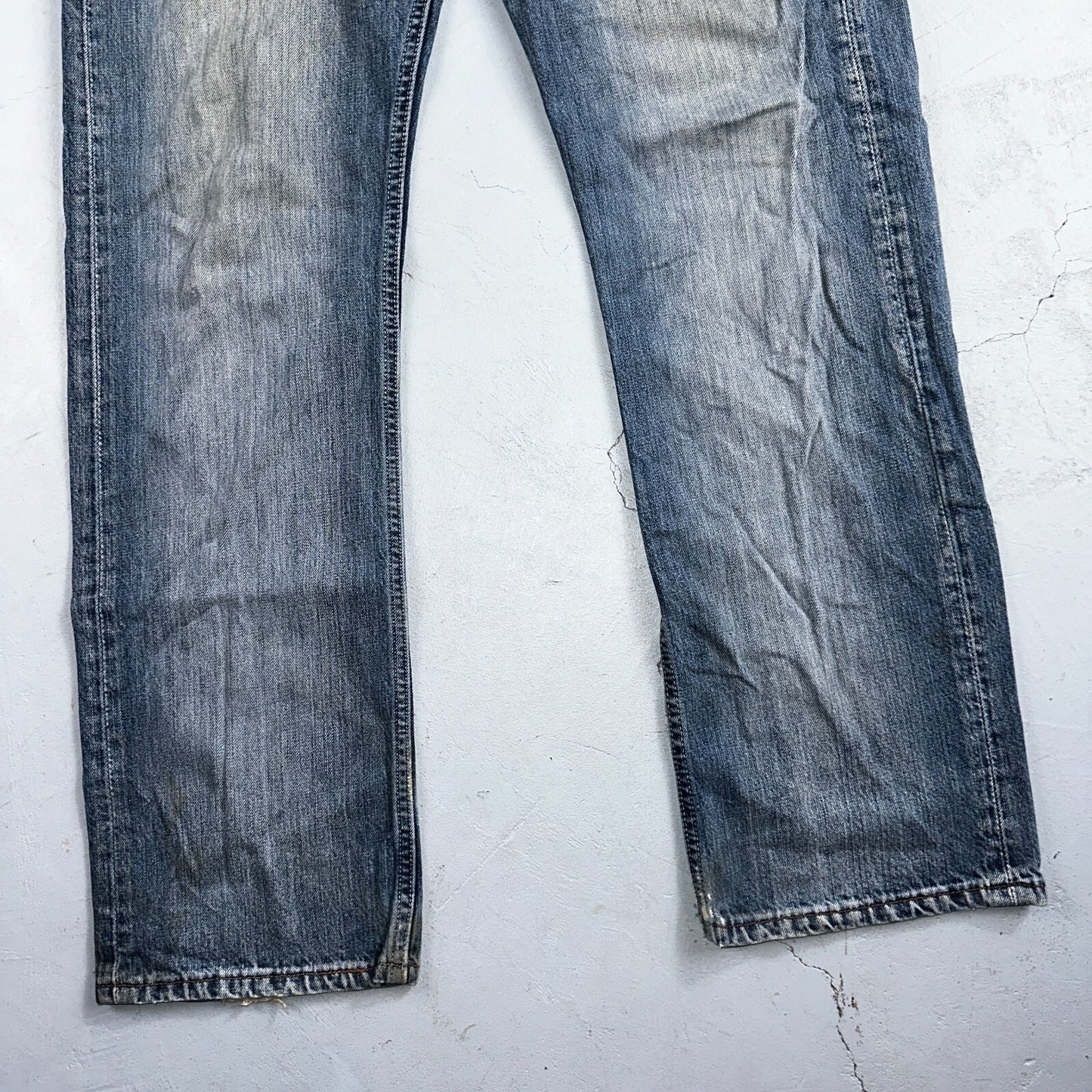 Levis 501 Vintage Y2K XX Straight Leg Jeans Blue Med Wash 33x32 Act 33x30