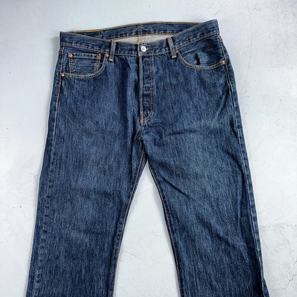 Levis 501 Vintage Y2K Egypt Straight Leg Jeans 36x32 Med Wash Act 36x30