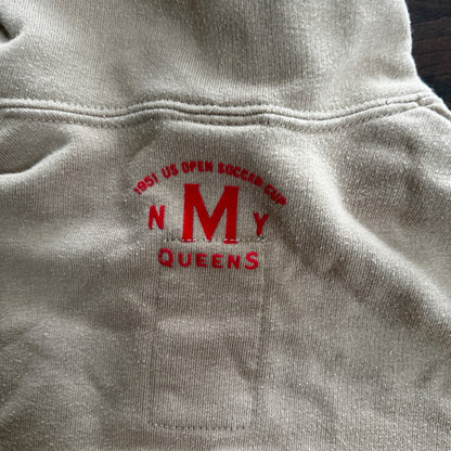 Vintage Nike Souza 1951 US Open Soccer Cup Queens NY Hooded Sweatshirt Small Y2K