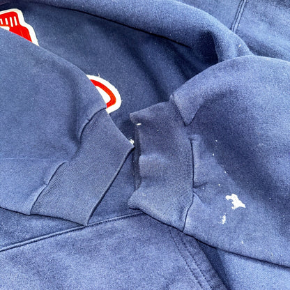 VTG Boston Red Sox Mens Hoodie Adult 2XL Socks Logo Embroidered Pullover 90s