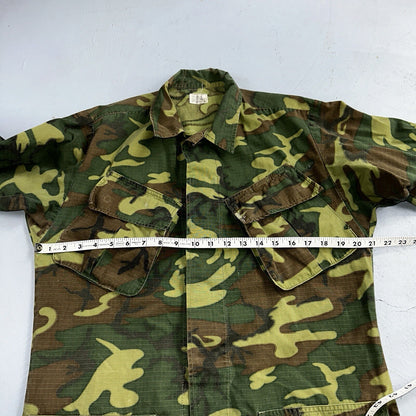 USMC 1968 Military Camouflage Wind Resistant Poplin Coat Camo Jacket Alpha 60s