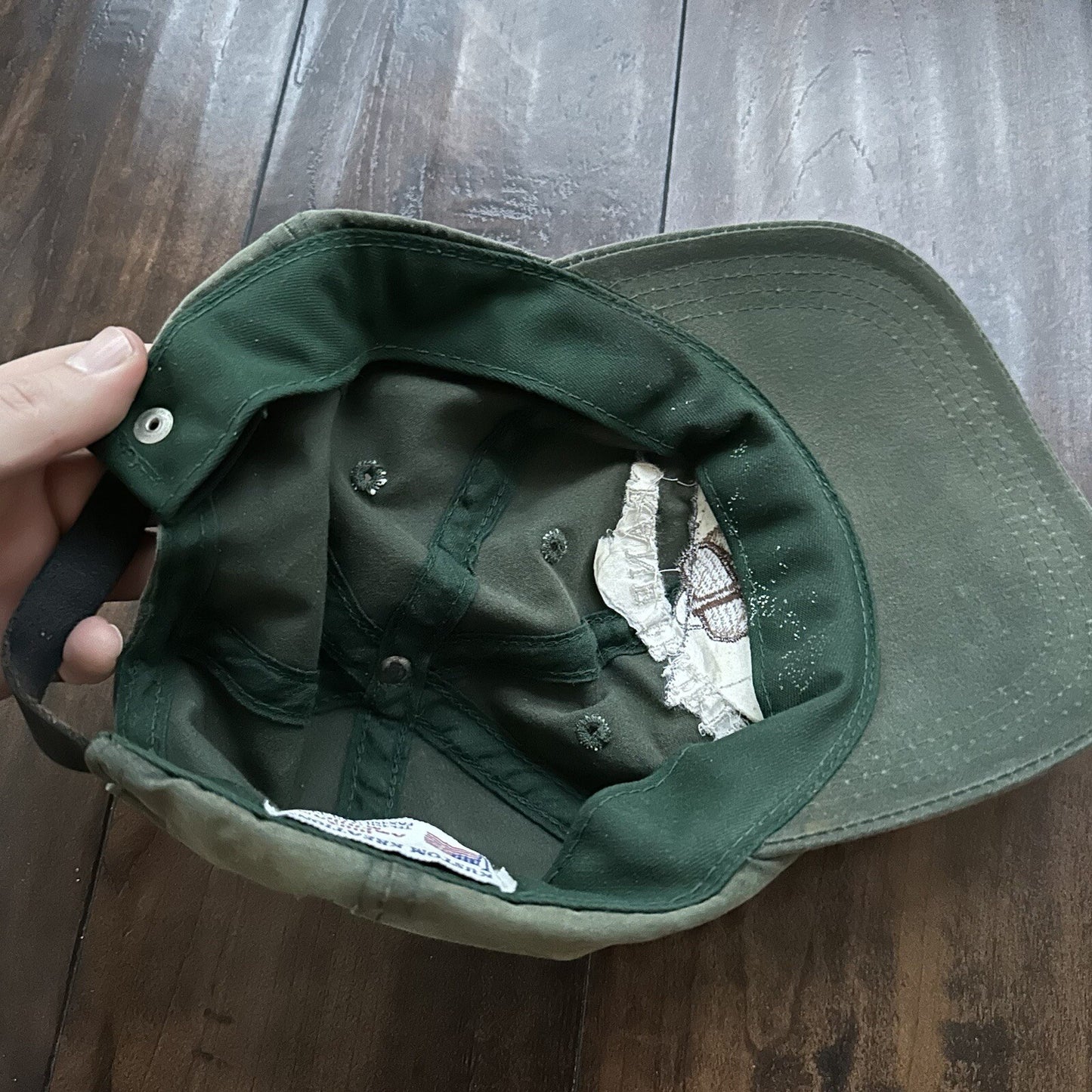 Crane Prairie Vintage Hat Cap Snapback 80s Fish Swimming Hunting Travel Fishing