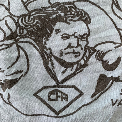 Superman CFM Portland Oregon Vintage T Shirt 80s 90s Furnishing Promo Rap Music