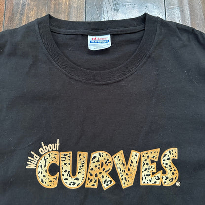 Curves Wild Funny Humor Vintage T Shirt Wild Cheetah Print Sexy Cool Hot Girl