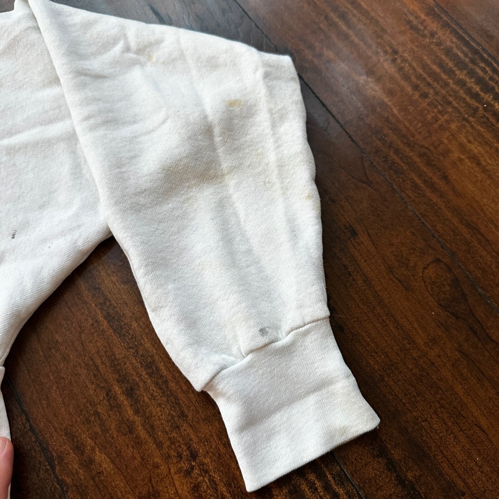 VTG Anaheim Crewneck Sweatshirt 1980s Post Op Hospital Paint Splatter Graphic