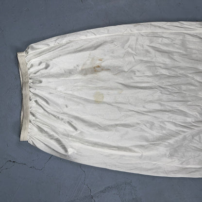 Velrose Women Slip Skirt Lace Hem Elastic Waist White Small VTG Lingerie