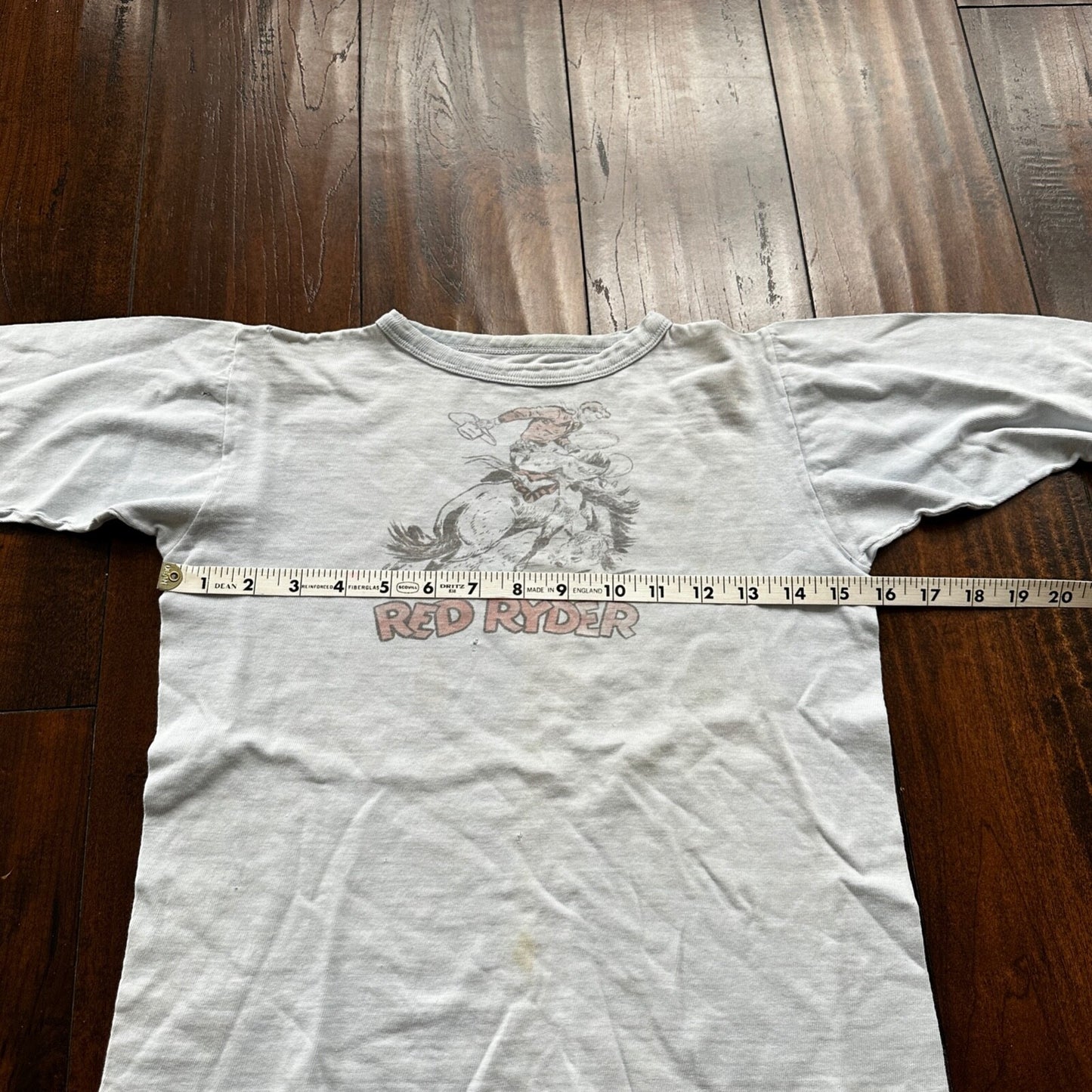 VTG 60s Red Ryder Graphic T Colorado Rodeo Cowboy Rockabilly 1960s 70s XXS Shirt