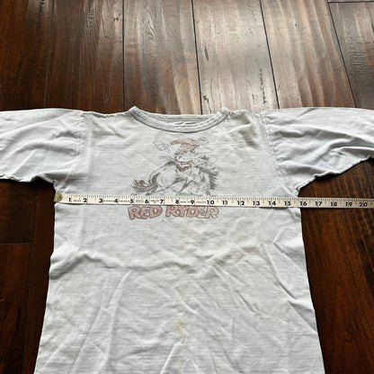 VTG 60s Red Ryder Graphic T Colorado Rodeo Cowboy Rockabilly 1960s 70s XXS Shirt
