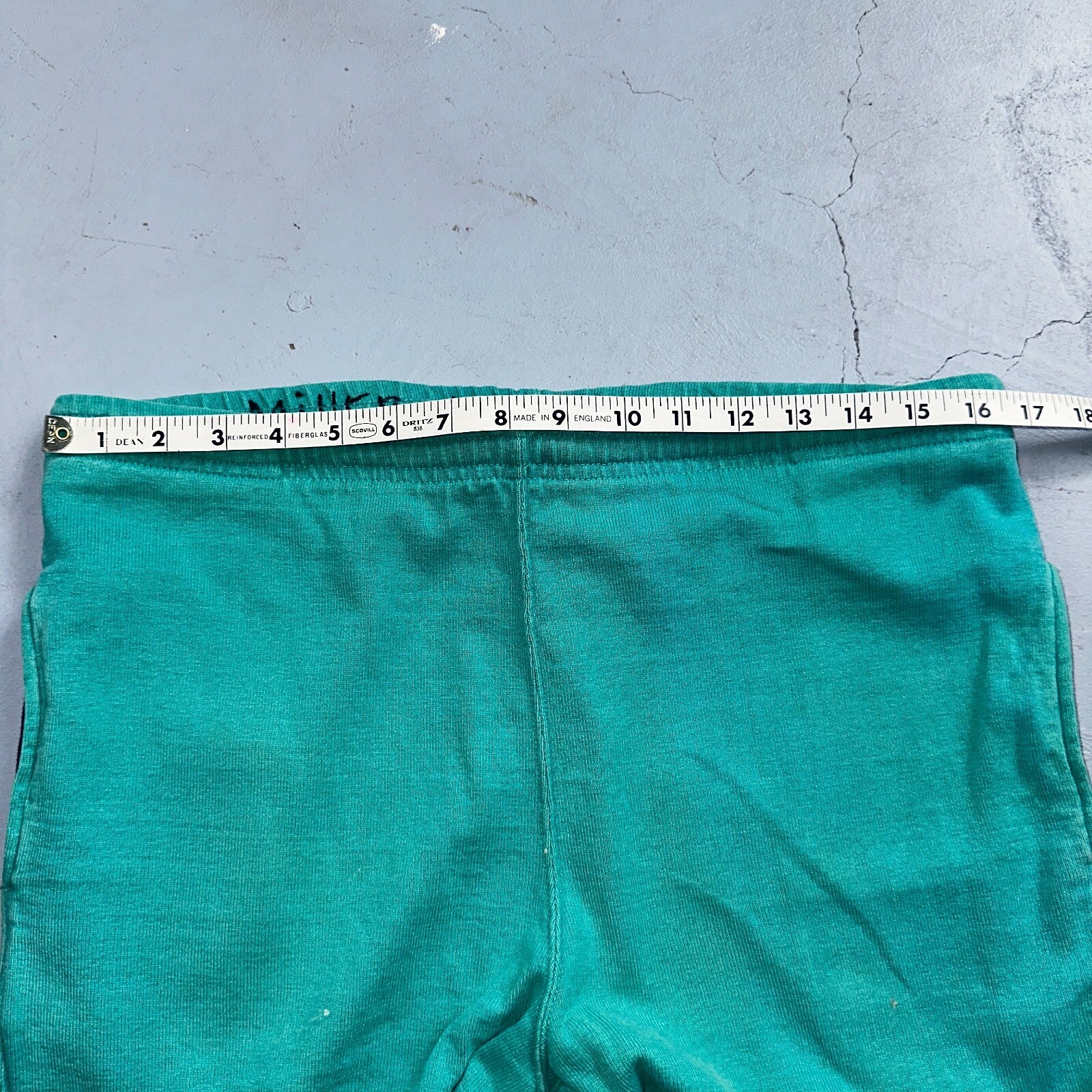 Vintage 90s Lands End Fleece Sweatpants Adult M Green Made In USA Champion