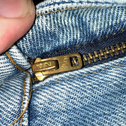 Levis 517 Vintage 80s USA Orange Tab Bootcut Flare Blue Jeans Talon Act 38x28