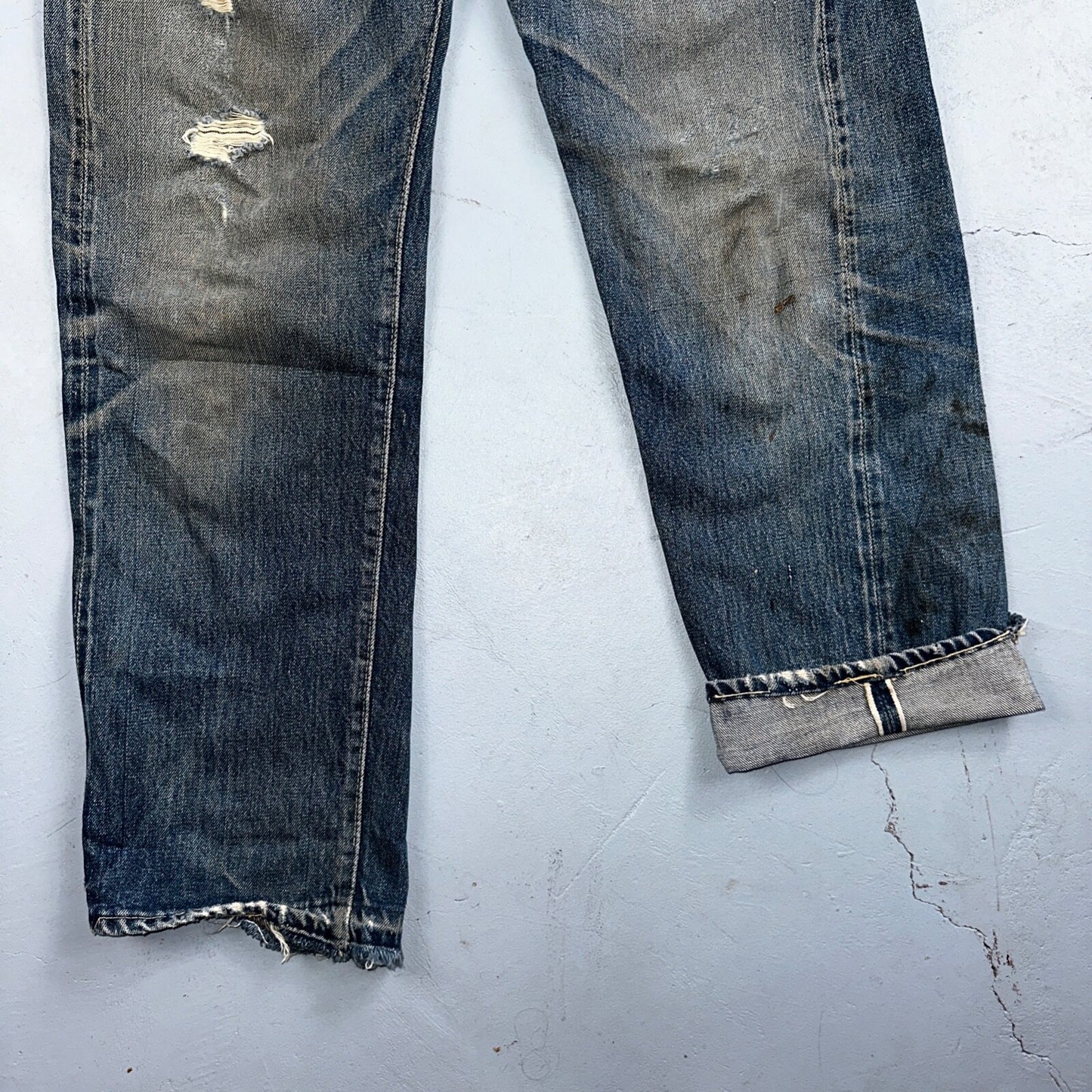 Levis 505 Big E Vintage 60s Redline Selvedge USA XX 1960s Jeans 501 Act 28x26