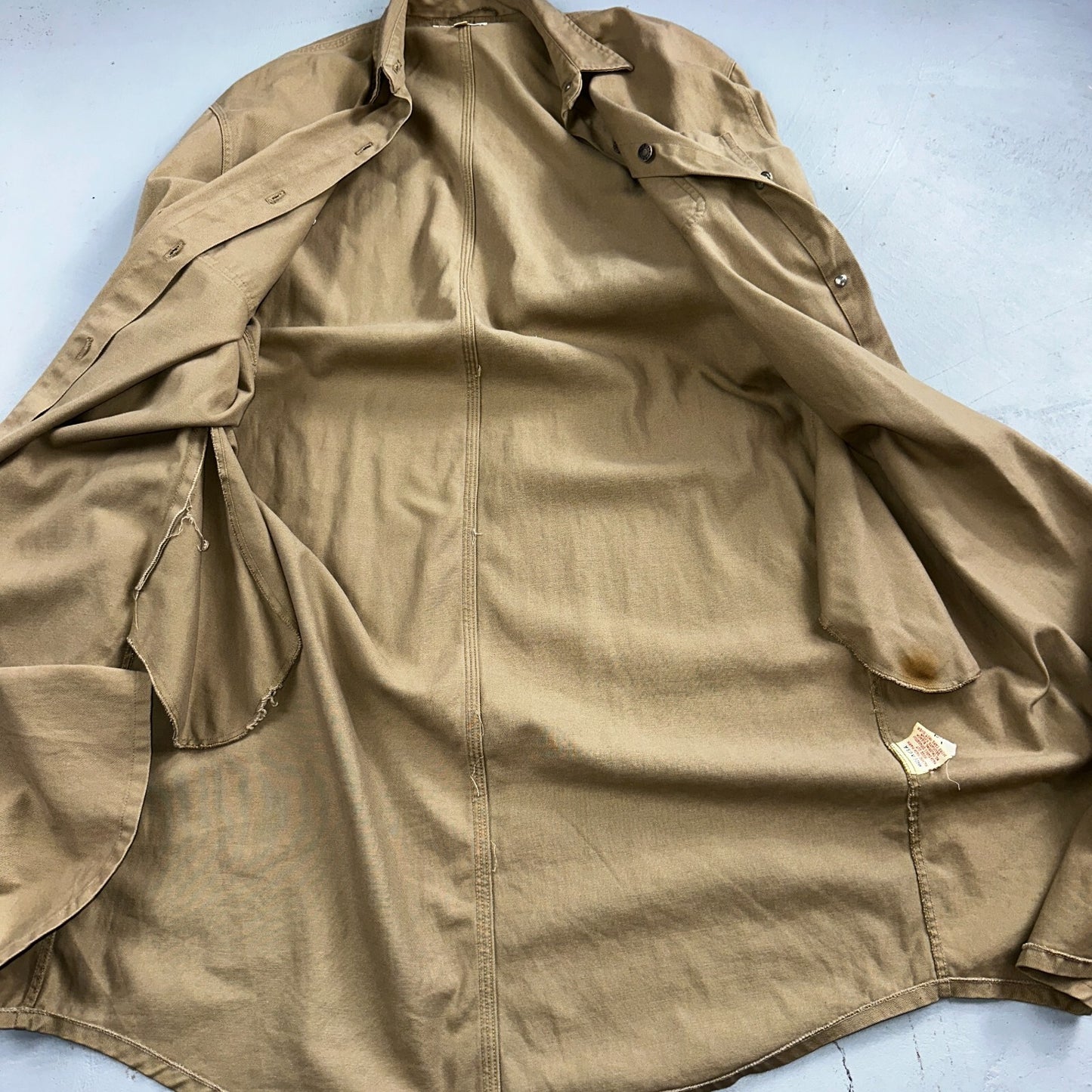 Calvin Klein VTG 90s Jacket Shirt Womens Large Button Trench Military USA Long