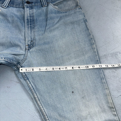 Levis 517 Vintage 80s USA Orange Tab Bootcut Flare Blue Jeans Talon Act 36x30