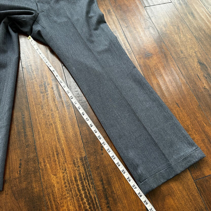 VTG 70s Pendleton Mens 33x28 Gray Slacks Pants 100% Virgin Wool Made in USA