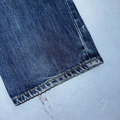 Levis 501 Vintage 90s XX Straight Leg Jeans Y2K Med Wash 33x36 Act 32x34