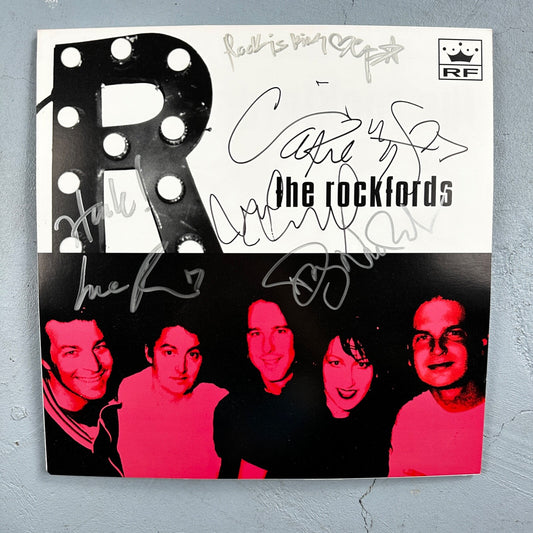 The Rockfords Band Signed Autograph Poster Board Rare Seattle Washington Rock