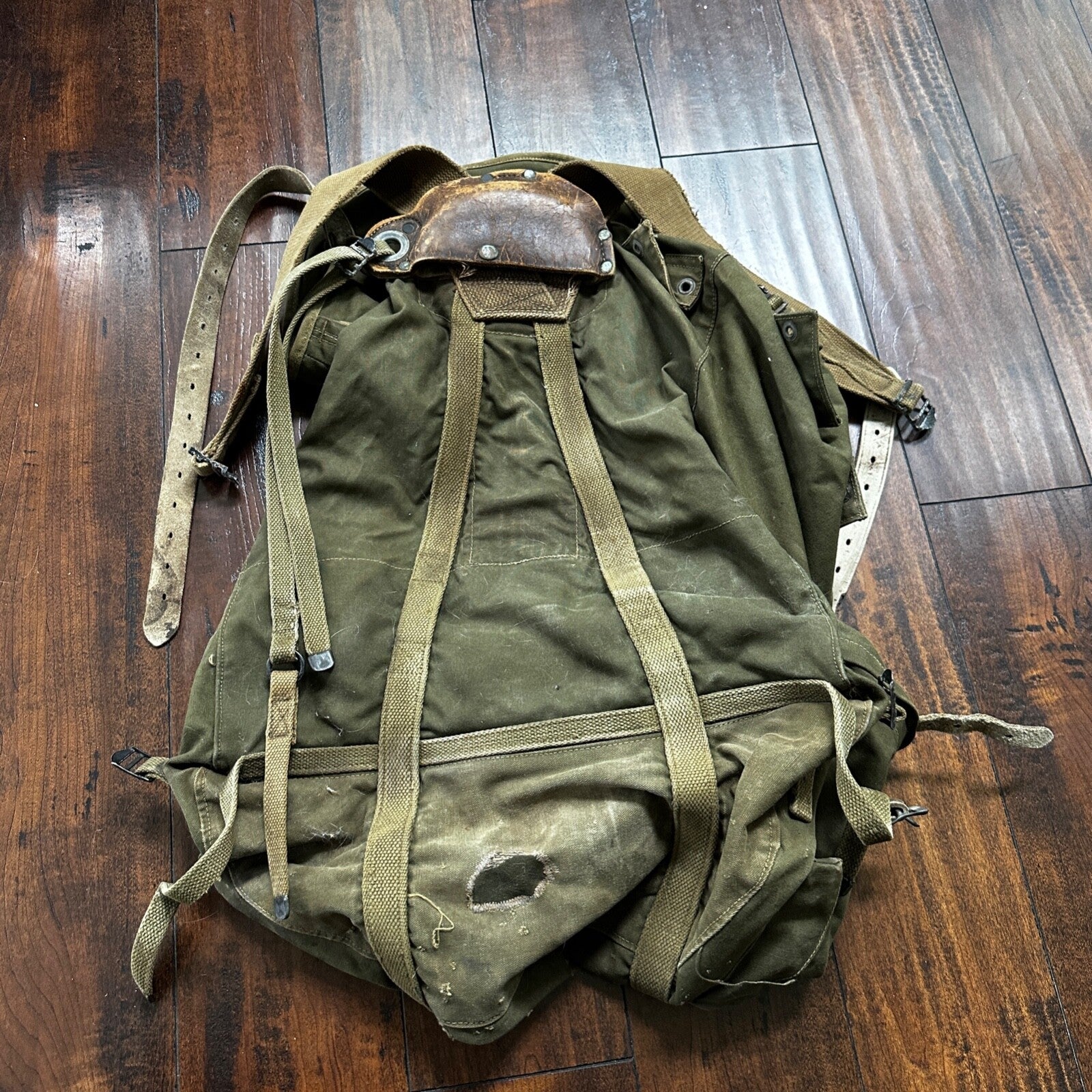 VTG WWII US Army JQD 88B Mountain Div Rucksack Backpack WW2 AVERY 1943