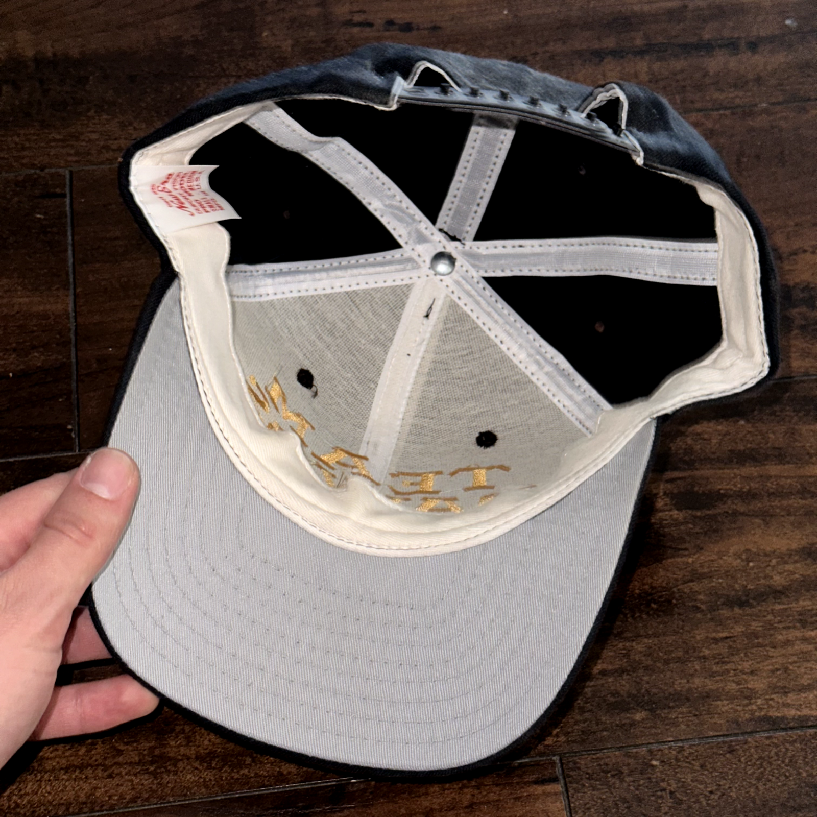 Team Dawgs Vintage Hat Cap Snapback Dogs Funny USA Black New Era Humor Friends