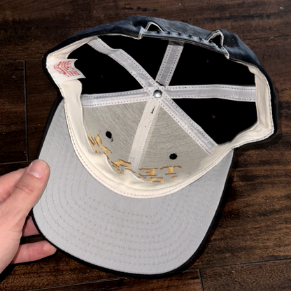 Team Dawgs Vintage Hat Cap Snapback Dogs Funny USA Black New Era Humor Friends