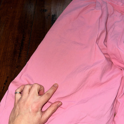 Vintage 50s 60s Tommies Sanforized Sleepwear Pajamas Pair Pants Top Cotton Pink