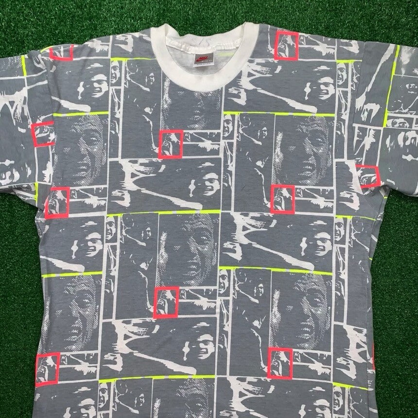 Nike Agassi Vintage T Shirt 90s USA Rare McEnroe 80s AOP Rare Tennis