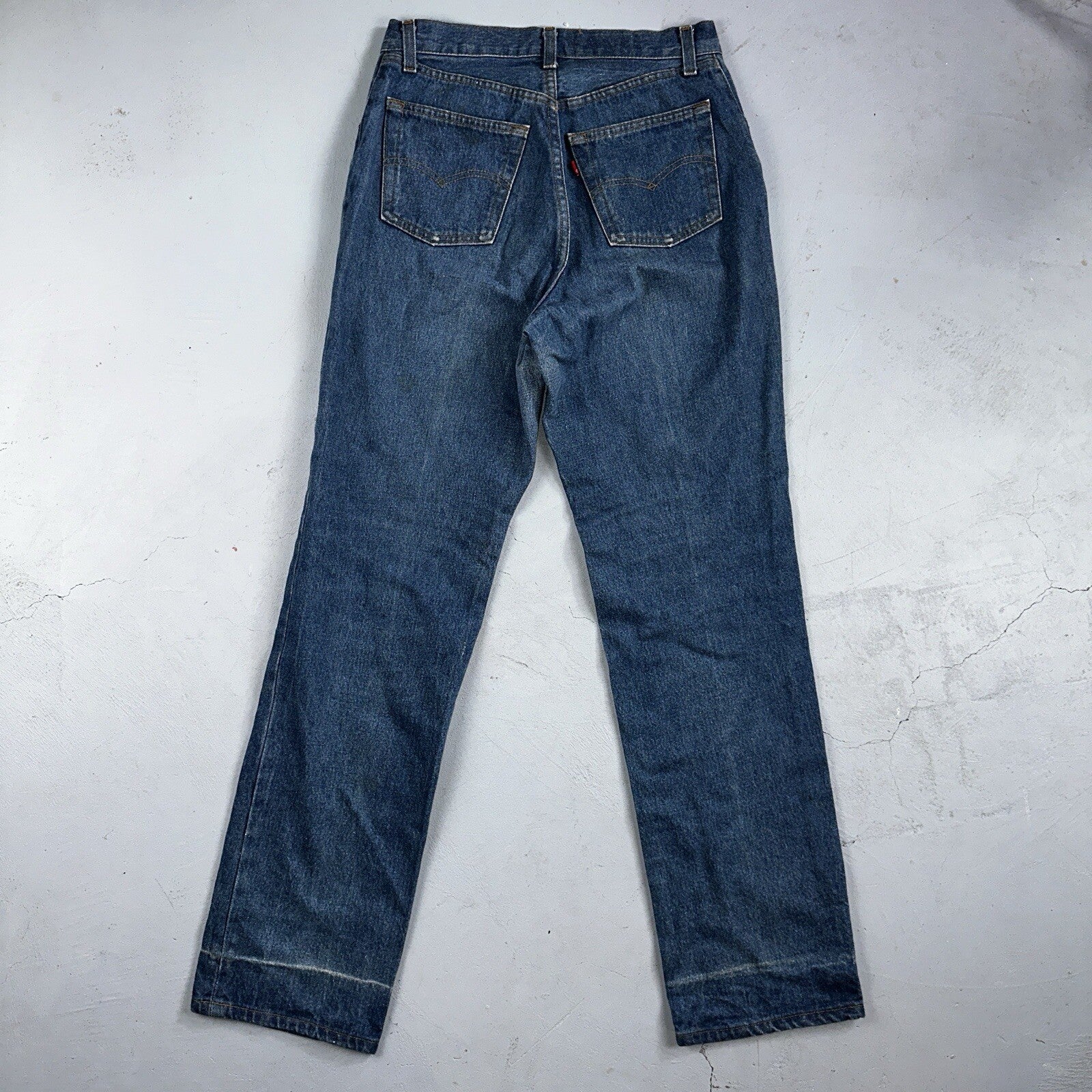 Levis 501 Vintage 80s USA XX Straight Leg Jeans Blue Med Wash High Rise 29x32