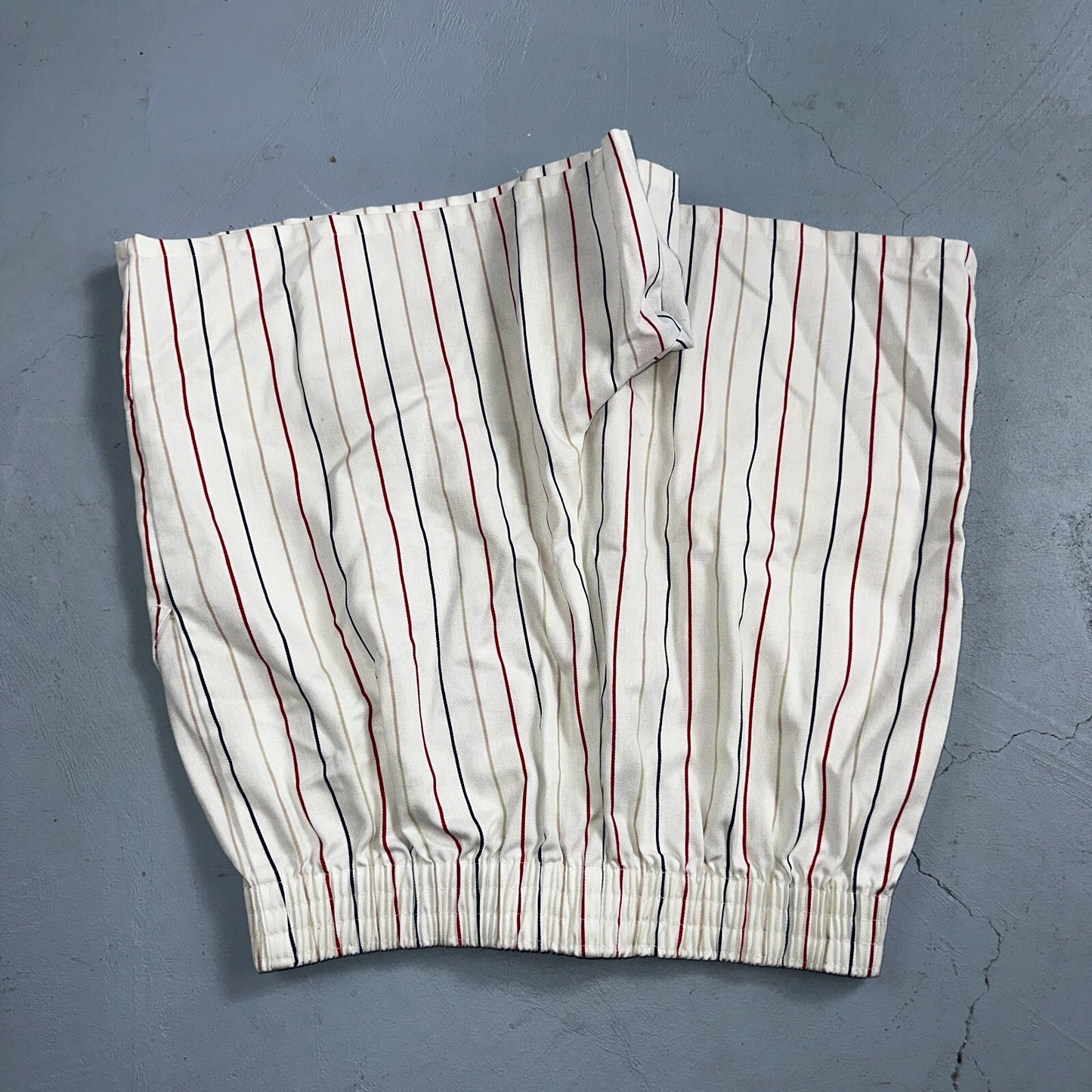 Cabin Creek Shorts Womens 12 Red White Striped Front Cotton Blend High Rise