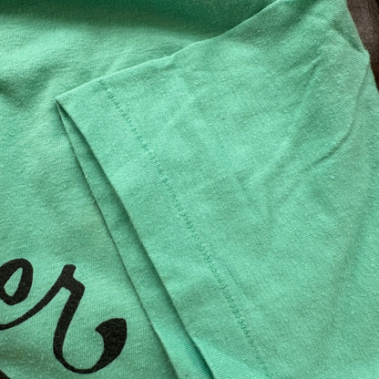 Sweet Talker Heartbreak Vintage T Shirt 80s Green Single Stitch Love Roses Cool