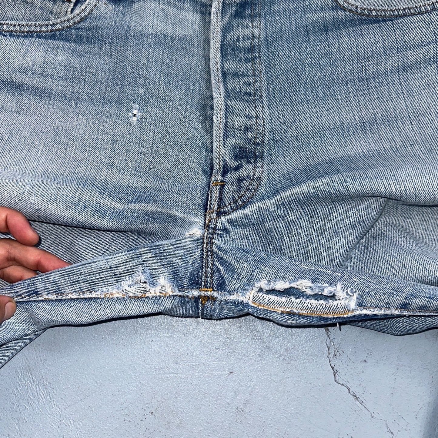 Levis 501 Vintage 80s Redline Selvedge USA XX Jeans Light Wash 36x36 Act 34x30