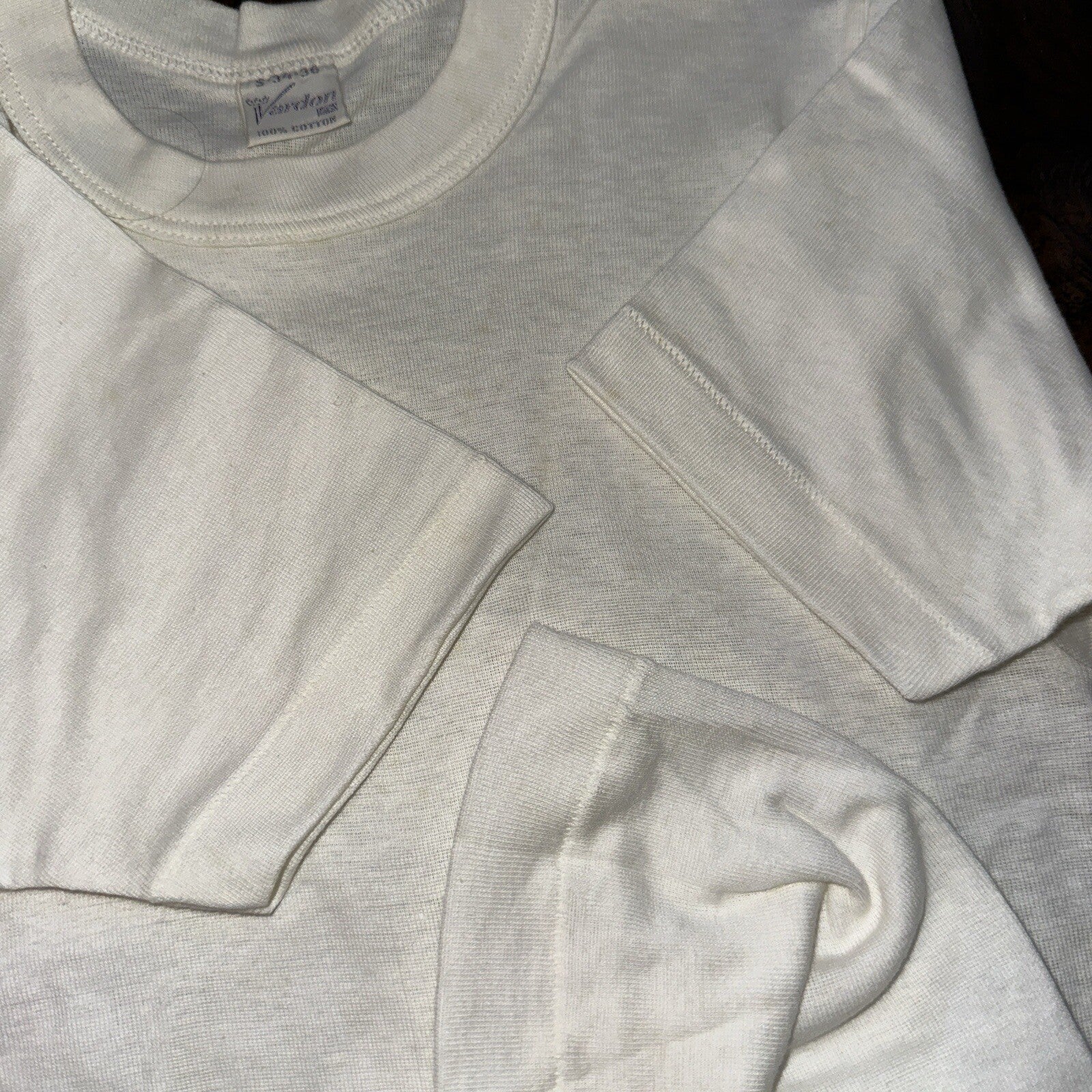 1960s Vardon Vintage White Blank T Shirt S Rockabilly Lot 6 Pack 60s 50s Hanes