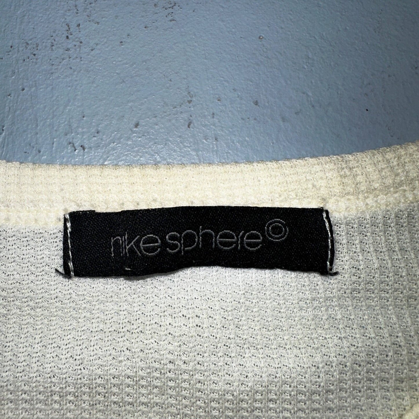 Nike Sphere VTG T Shirt 3M Check Textured Short Sleeve White/Yellow Tennis Sport