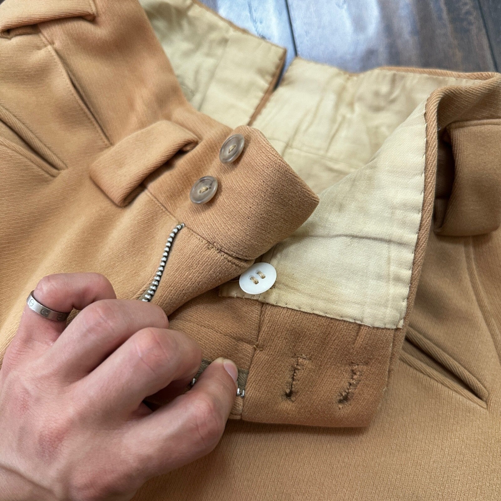 Vtg Lloyd Mulford Oakland Women 26x27 Jodphurs Riding Pants Breeches 1940s Horse