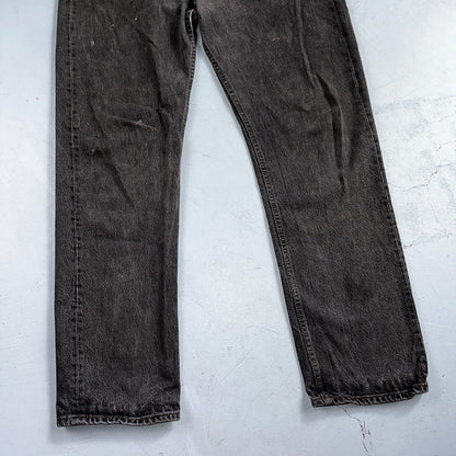 Levis 501 Vintage 80s USA XX Straight Leg Jeans Gray Light Wash 36x32 Act 34x30