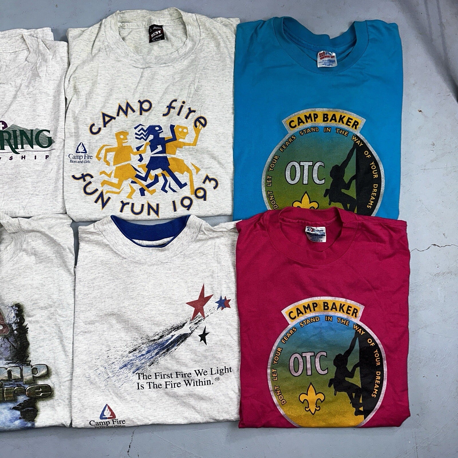Vintage Oregon T Shirt Lot Of 8 Portland Camp Hike Travel 90s Single Stitch OTC