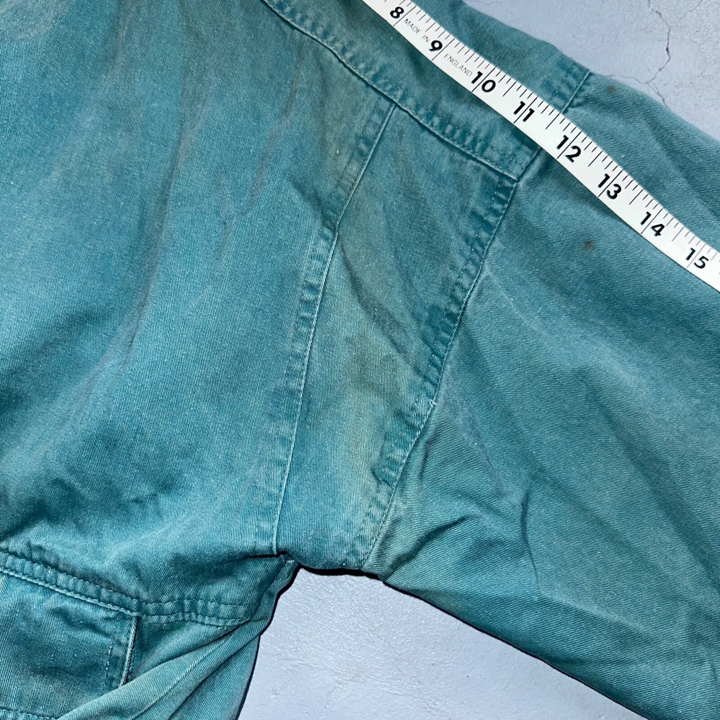 Vintage Teal Blue Tobruk Lined Jacket Men's Large 1980s 80s Bomber Simple Cool