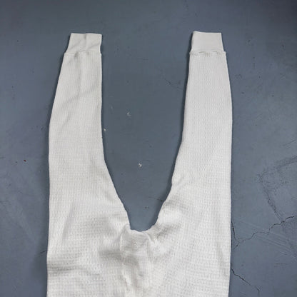 VTG J. C. Penny Cotton Poly Pants Thermal Underwear S 1960s 70s Rockabilly