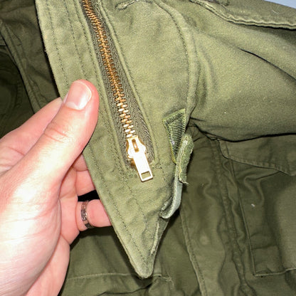VTG US ARMY M-65 Field Jacket Coat Cold Weather Mans OG-107 Vietnam 70s 1970s