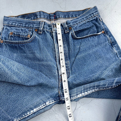 Levis 501 Vintage 80s USA XX Straight Leg Jeans Blue Med Wash 33x32 Act 30x27