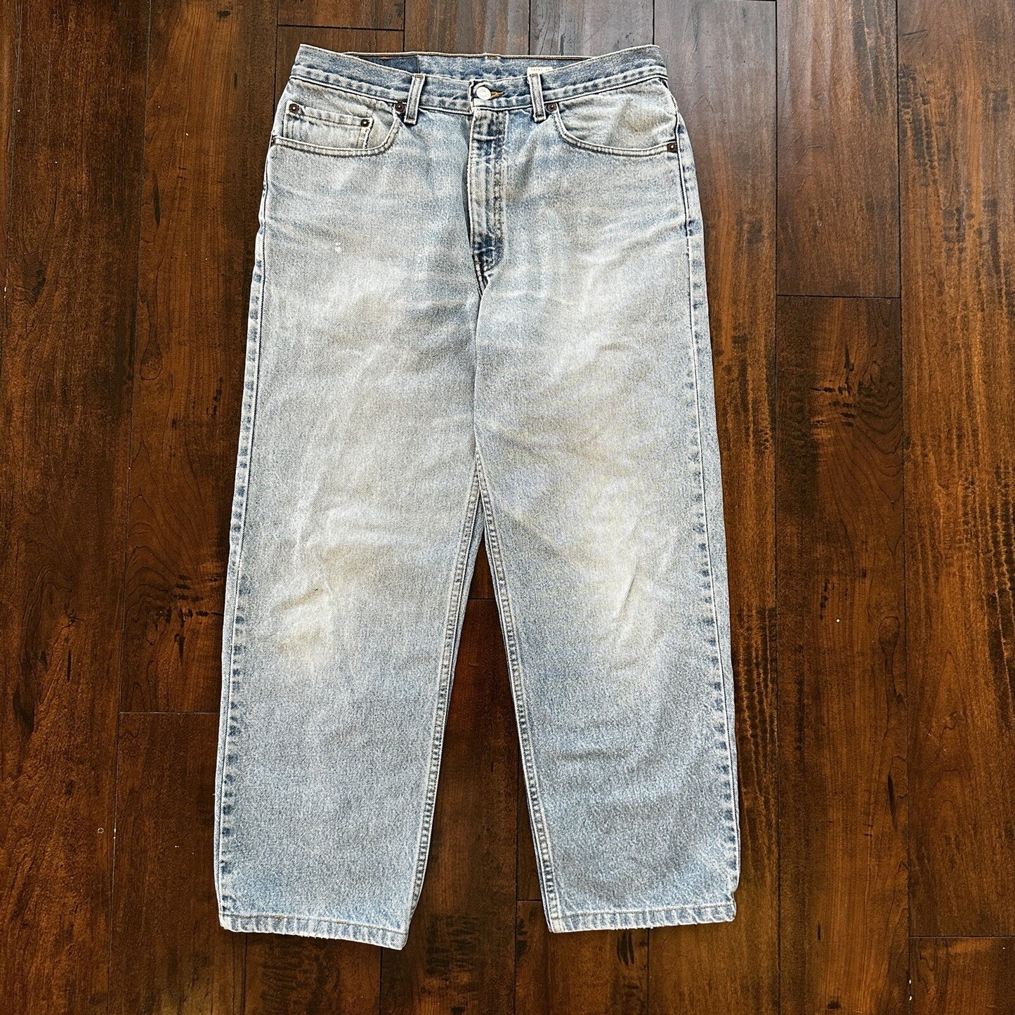 Levis Jeans Mens 34x30 Blue Relaxed Fit Straight Leg VTG 501 Denim Y2K 90s 32x26