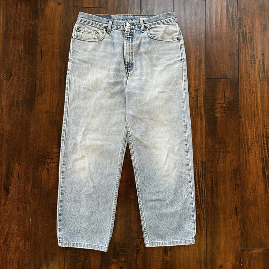 Levis Jeans Mens 34x30 Blue Relaxed Fit Straight Leg VTG 501 Denim Y2K 90s 32x26