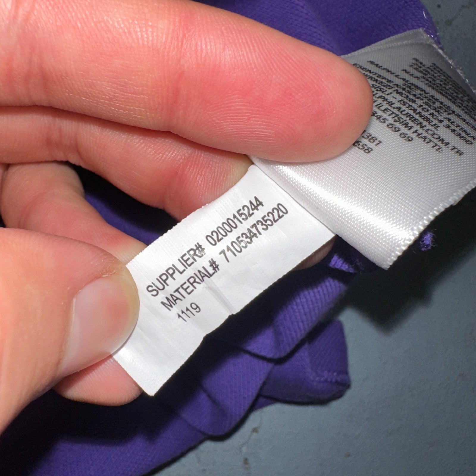 Polo Ralph Lauren Men’s Polo Shirt Purple Yellow Pony Preppy Casual Short Sleeve