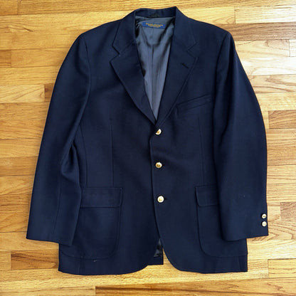 Vintage Brooks Brothers Brooksgate 43R Wool Blazer Union Made USA Sportscoat