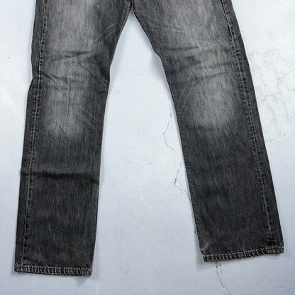 Levis 501 Vintage Y2K XX Straight Leg Jeans Black Light Wash 34x34 Act 33x33