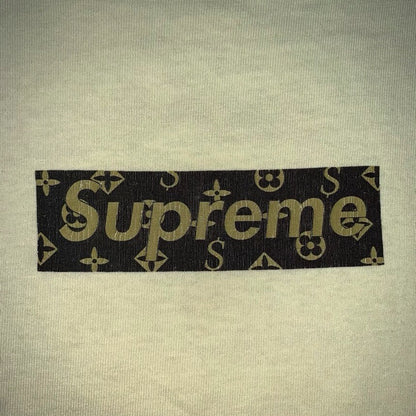 OG 2000 Supreme Louis Vuitton LV Monogram Box Logo T Shirt 100% Authentic VTG