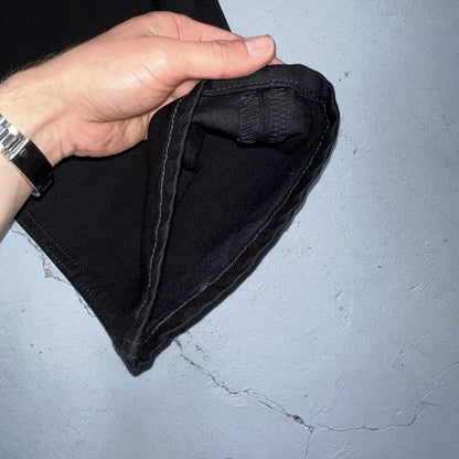 Levis 501 Deadstock Vintage 90s USA XX Straight Leg Jeans Black Dark Wash 36x32