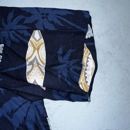 Vintage 90s Kennington Ltd. California Hawaiian Shirt All Over Print Floral Sz L