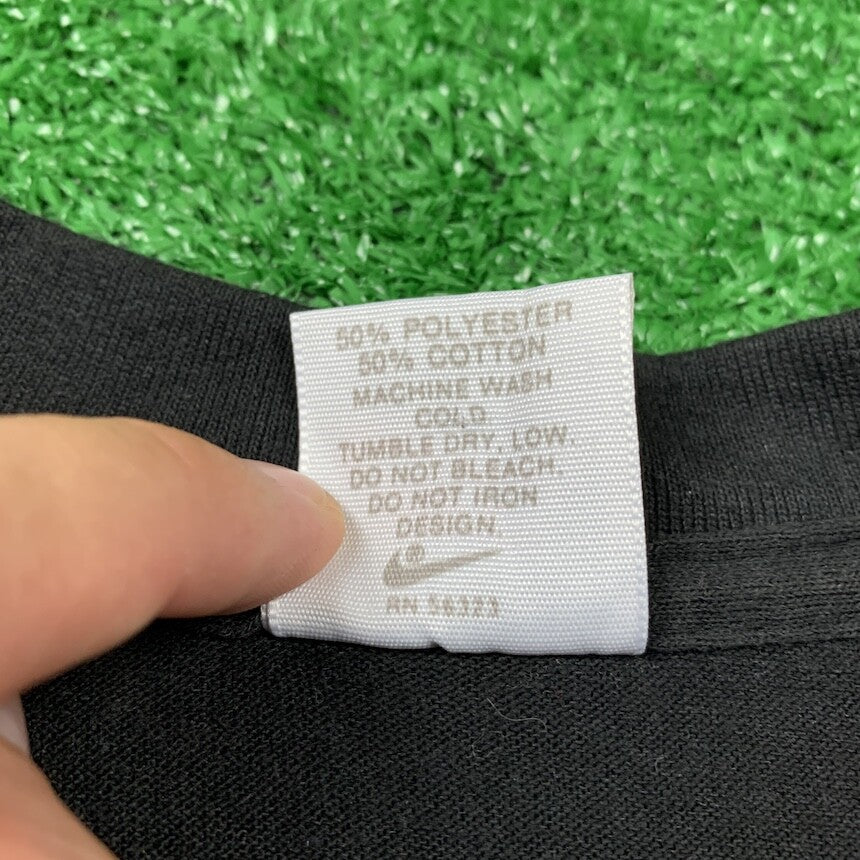 Vintage Nike Mens Medium T Shirt USA Graphic Running Marathon Oregon 80s Black